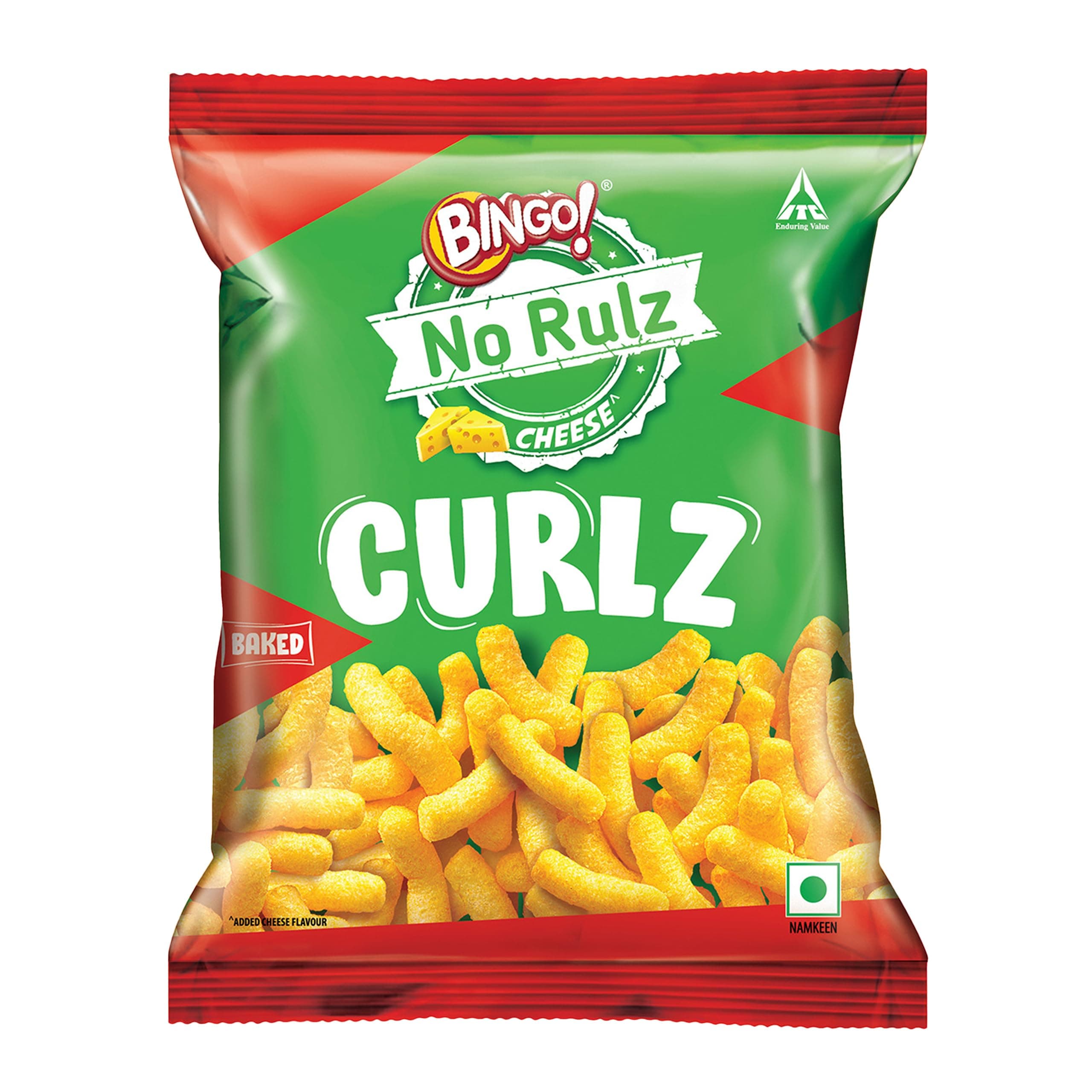 No Rulz Cheese Curlz, 80 grams