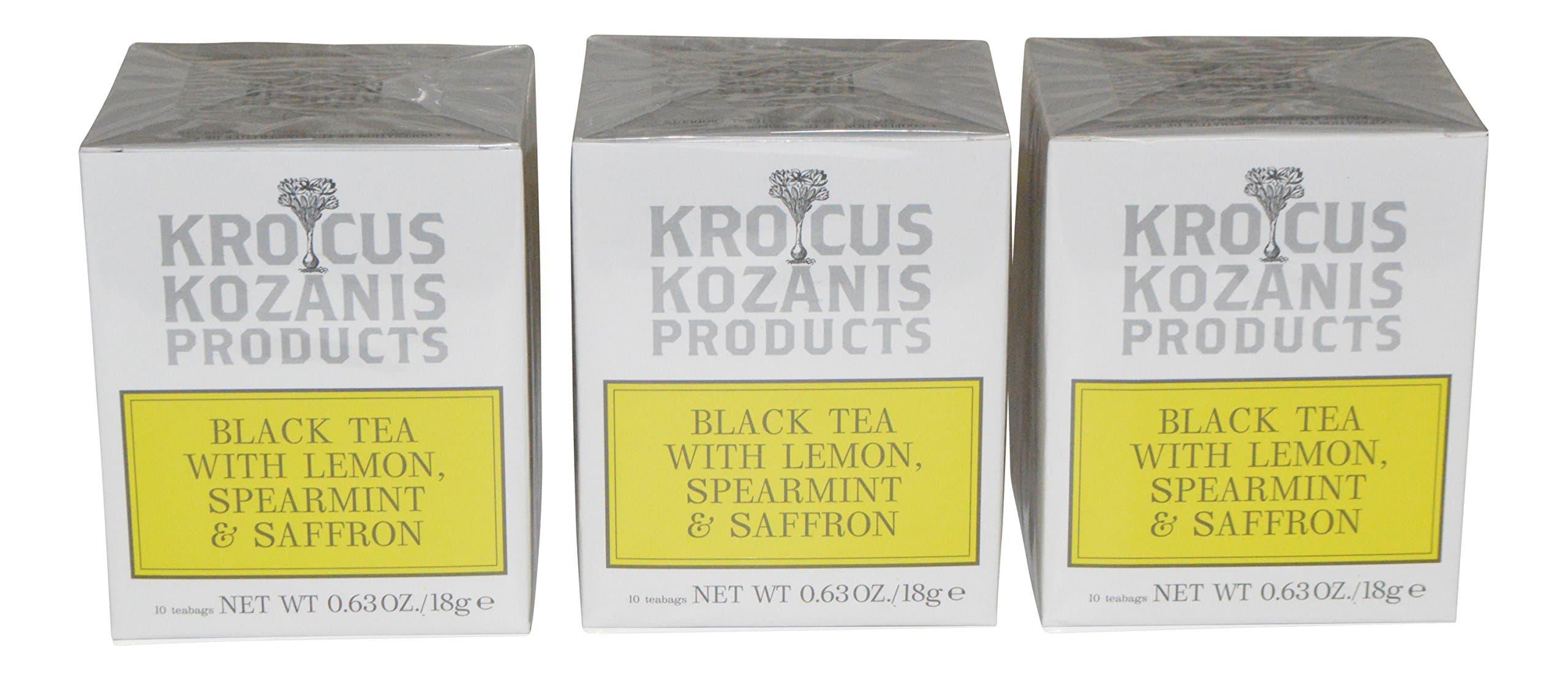 Krocus Kozanis Saffron Teas (Black Tea with Lemon)