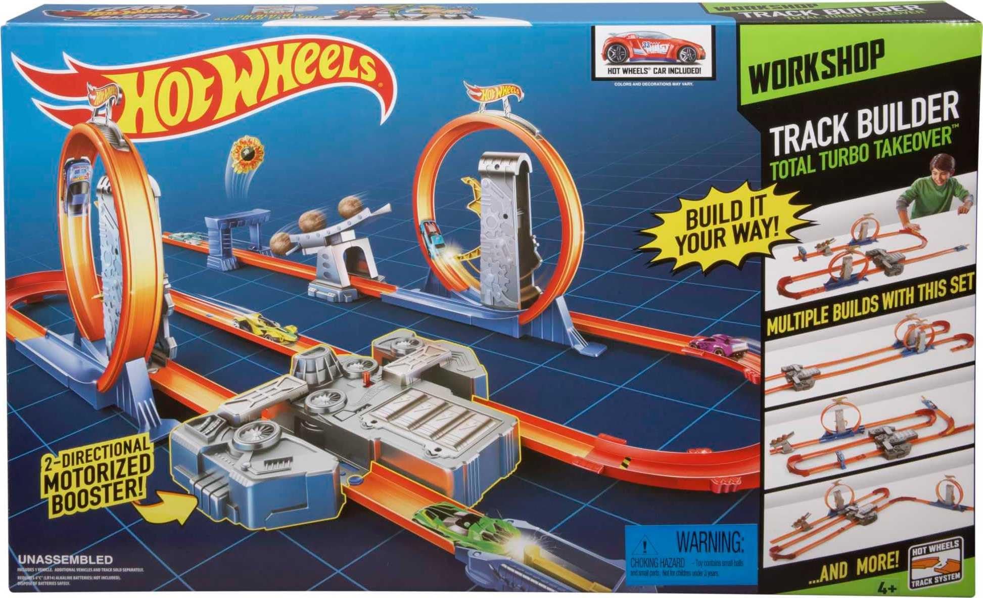 Hot Wheels Track Builder Total Turbo Takeover Track Set [Amazon Exclusive]