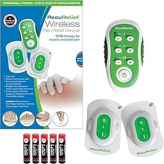 Wireless TENS Unit with Remote Control, TENS Pain Relief Device and Muscle Stimulator, for Back Pain, Neck Pain, Arm and Leg Pain