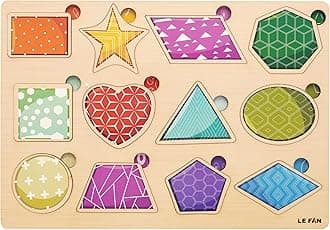 Lefan Shape and Color Puzzle: Engaging Educational Toy for Kids - Promotes Creativity and Cognitive Development Puzzle