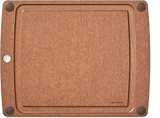 Epicurean 505-151103002 All-in-One Cutting Board with Non-Slip Feet and Juice Groove, Composite, Nutmeg/Brown