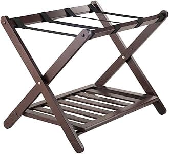 Winsome Remy Shelf Luggage Rack, Cappuccino