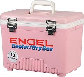 13qt Leak-Proof, Air Tight, Drybox Cooler and Small Hard Shell Lunchbox for Men and Women