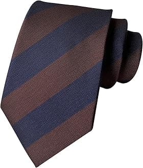 Men's Striped Gingham Check Pattern Ties Business Formal Designer Neckties
