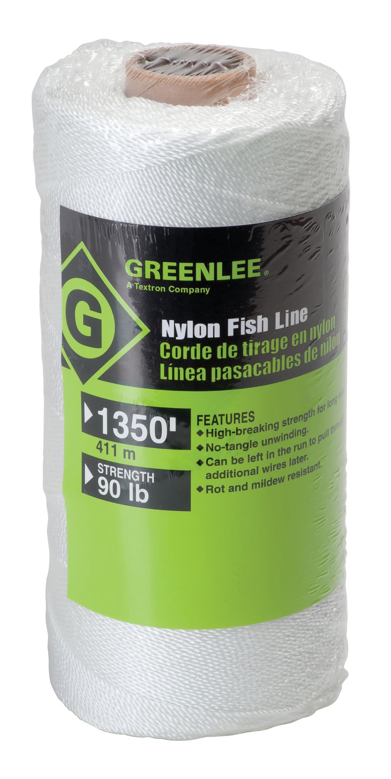 Greenlee Textron 607 Nylon Fish Line, 90-Pound