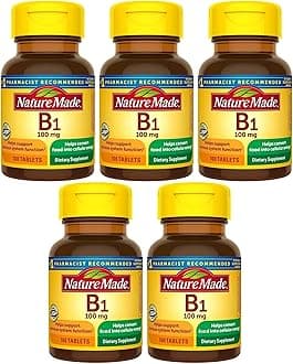 Nature Made B1 100 Mg 100 Count (5 Pack)