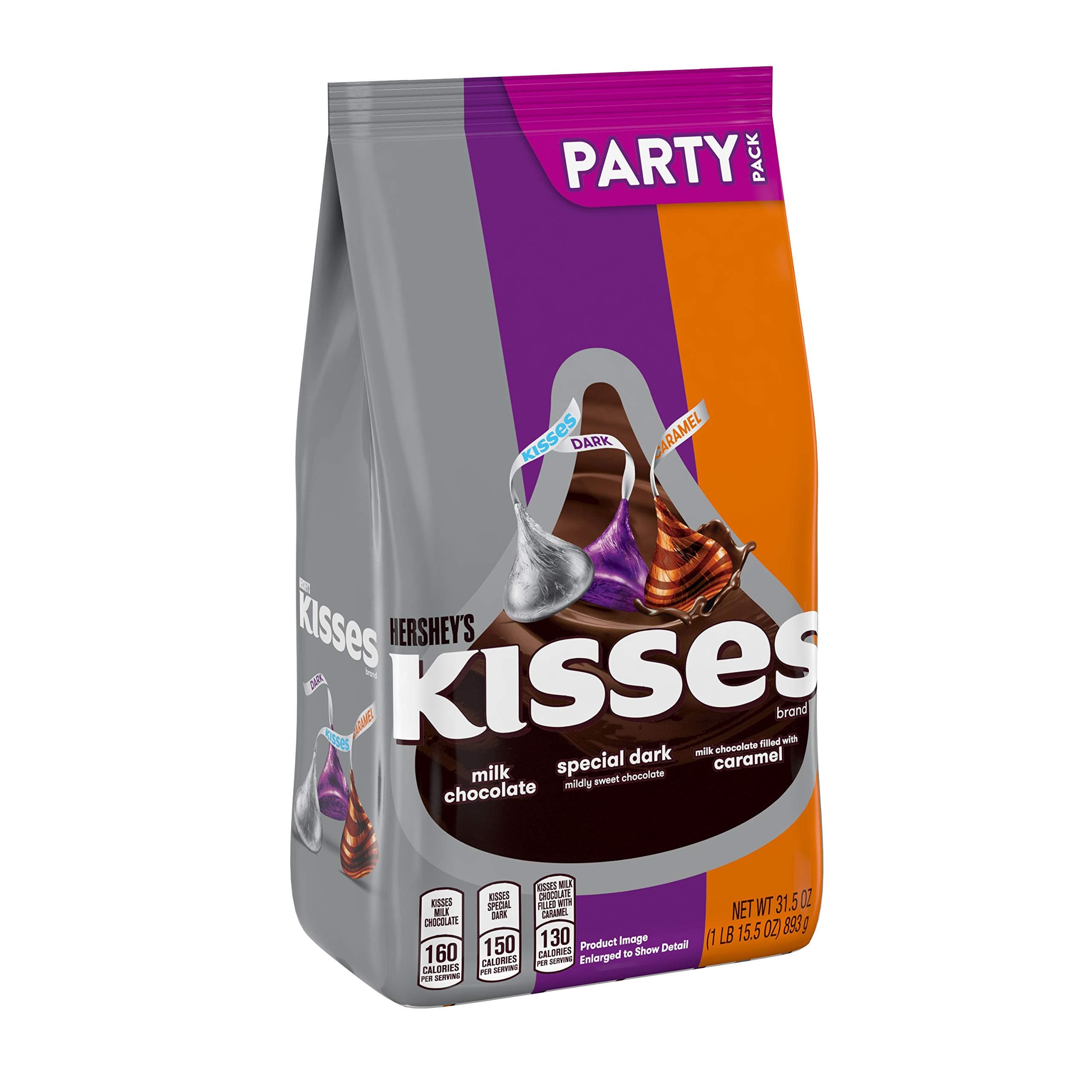 HERSHEY'S KISSES Assorted, Bulk Bag, 31.5 oz