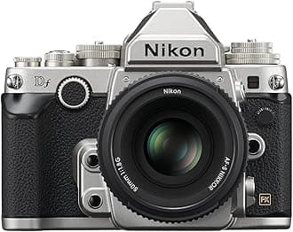 Nikon Df 16.2 MP CMOS FX-Format Digital SLR Camera with AF-S NIKKOR 50mm f/1.8G Special Edition Lens (Silver)