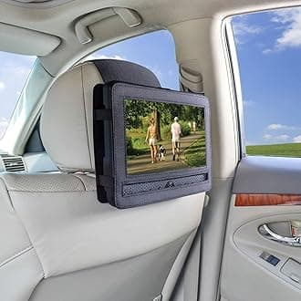 Car Headrest Mount for Swivel & Flip Style Portable DVD Player-9 Inch