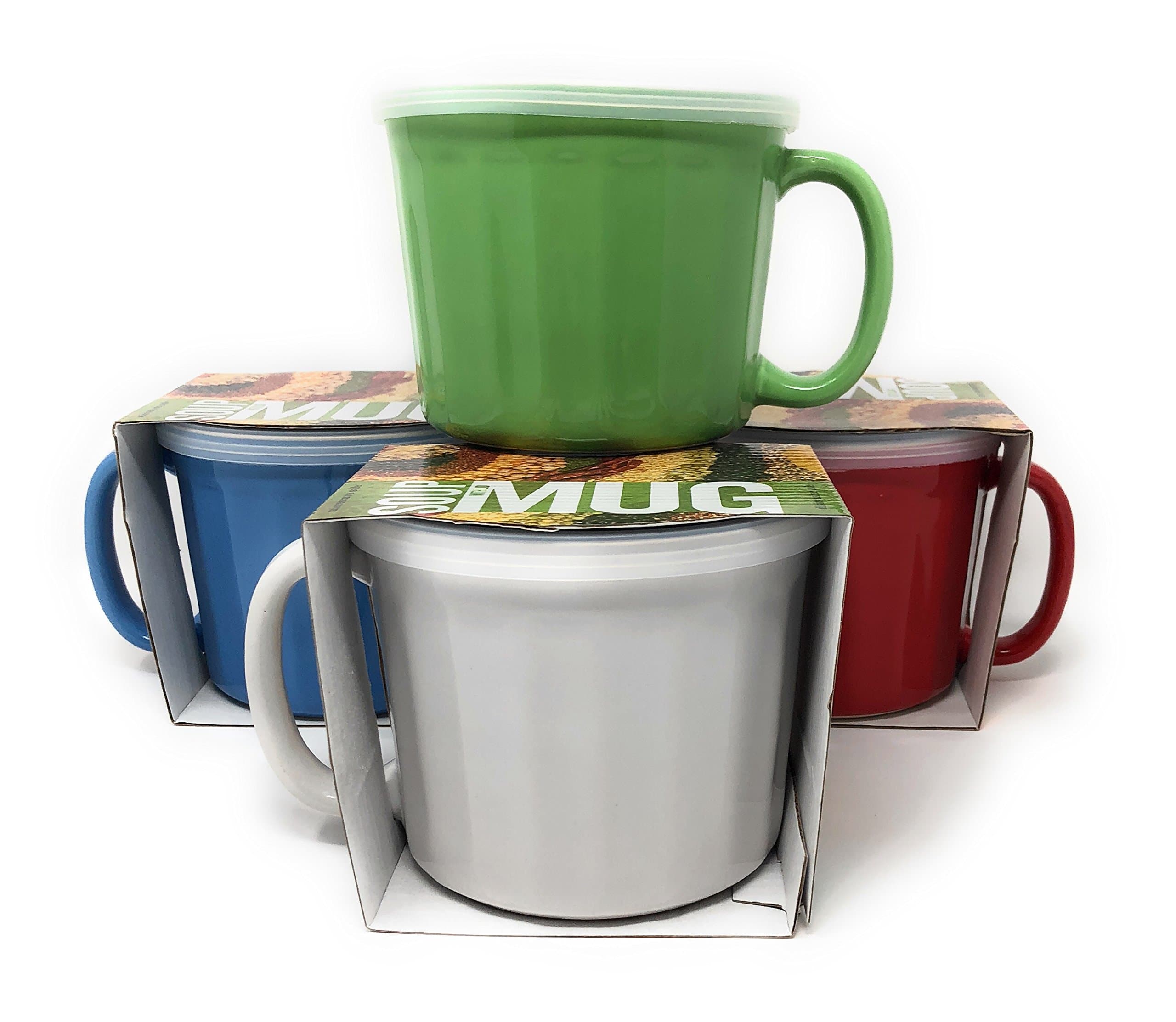 Soup Mugs With Lids Multipack - (4)
