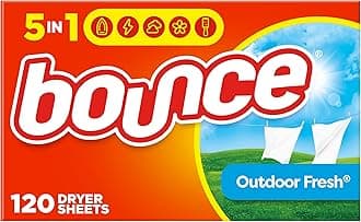 Bounce Outdoor Fresh Fabric Softener Sheets 120 Count