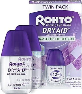 Rohto Dry Aid Lubricant Eye Drops ﻿0.34 fl oz