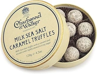 Charbonnel et Walker Milk Sea Salt Caramel Truffles, 4.2 Ounce