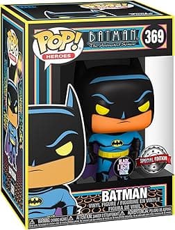 Funko POP! Heroes: DC - Batman - (Black Light) - DC Comics - Collectable Vinyl Figure - Gift Idea - Official Merchandise - Toys for Kids & Adults - Comic Books Fans - Model Figure for Collectors