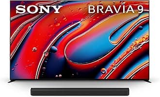 Sony 65 Inch Mini LED QLED 4K Ultra HD TV BRAVIA 9 Smart Google TV with Dolby Vision HDR and Exclusive Features for Playstation 5 (K-65XR90), 2024 Model & Sony BRAVIA Theater Bar 8 Sound Bar
