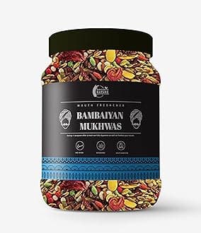 Organic Nature Homemade Bambaiya Mukhwas 150 gms Mix Saunf mukhwas [Jar Pack]