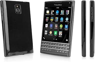 BoxWave Case Compatible with BlackBerry Passport - Tuxedo SuitUp Case, Glossy Black TPU Gel Skin Case