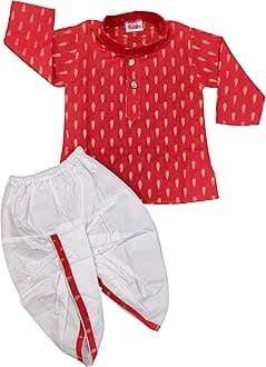 Dhoti Kurta Set for Kids | Pure Cotton Kurta Pyjama Set for Boys