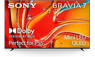 Sony BRAVIA 7 55 Inch, Mini LED XR QLED, Perfectly balanced for movies, PS5 gaming & sports, 4K HDR Smart TV, Google TV), 2024 UAE Model