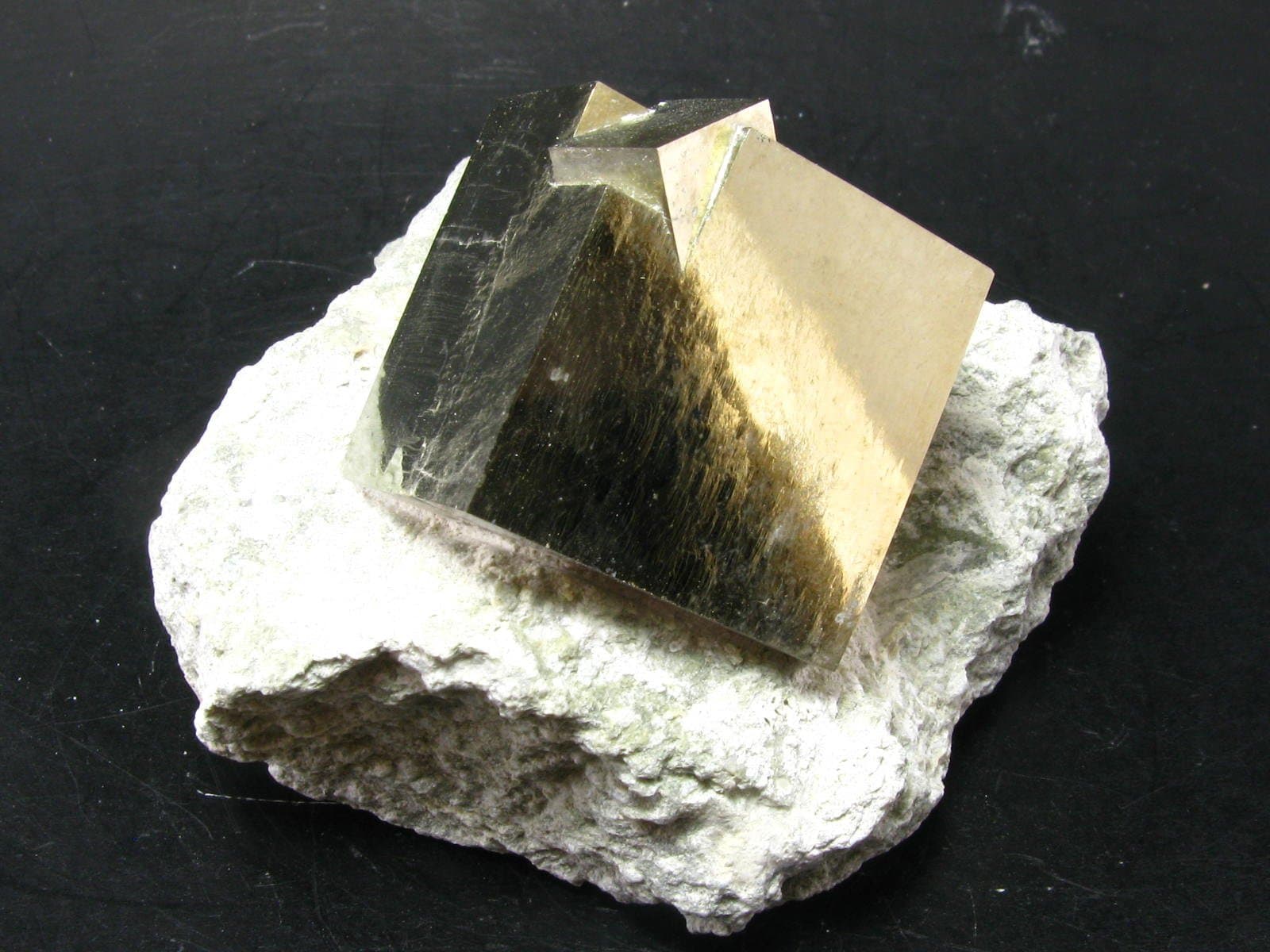 Perfect Cube Pyrite Cluster From Spain - 3.2"