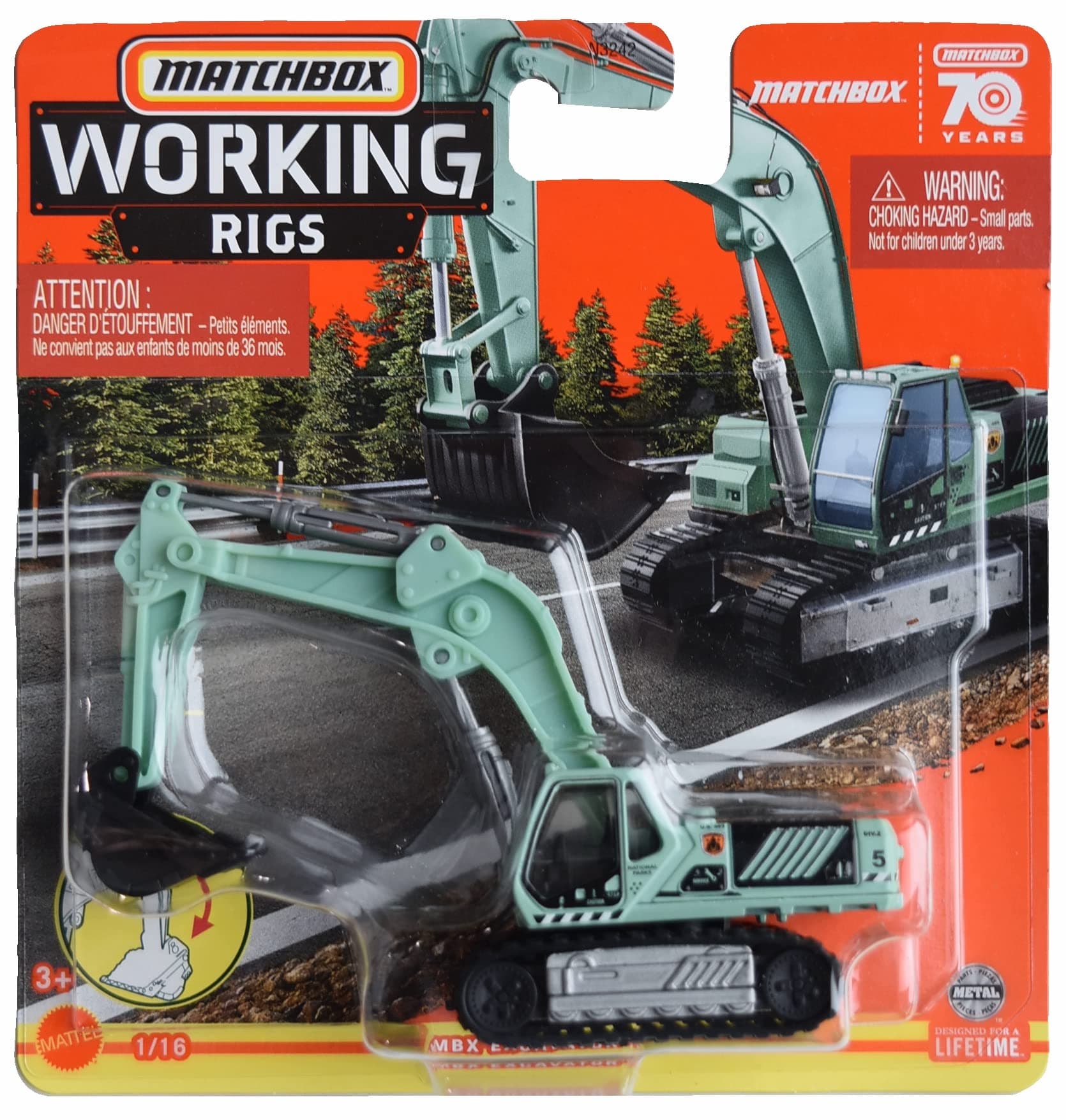 Matchbox MBX Shovel, Working Rig 1/16