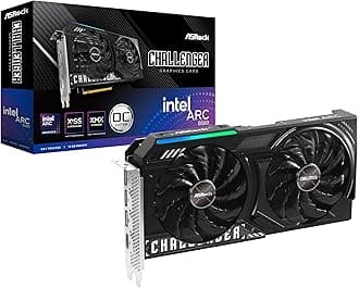 Intel ARC B580 Challenger 12GB OC GDDR6 19 Gbps 192 Bits 2740 MHz 650W 7680 x 4320 Dual Fan Graphics Card