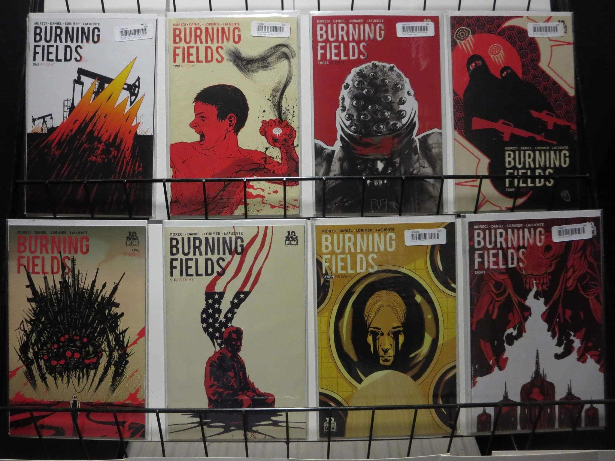 BURNING FIELDS (2015 BOOM) 1-8 Moreci, Daniel & Lorimer