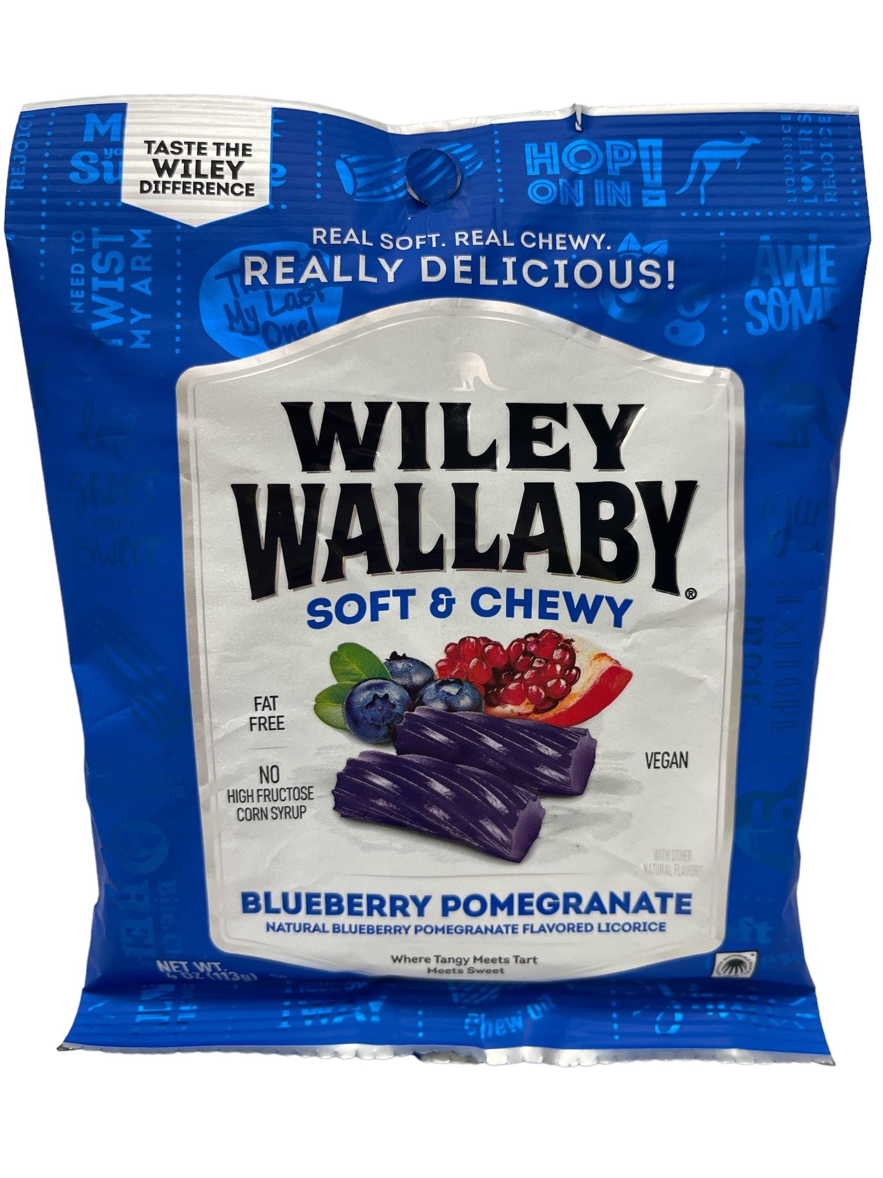 Wiley Wallaby Blueberry Pomegranate 113g
