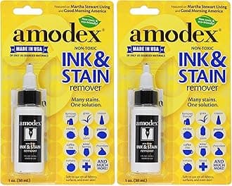Amodex Ink & Stain Remover 1oz Bottle (Pack of 2)