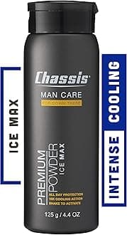 Premium Ice Max Talc-Free Body Powder for Men All-New w/Max Cooling Sensation