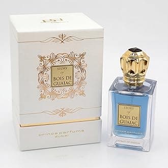 Prince Parfums Dubai - Story of Bois De Guaiac For Men - 3.4 Ounces - Extrait de Parfum - Exquisite Luxury Fragrance Exotic Woods, Amber, Citrus Notes - Refined Sophisticated Scent