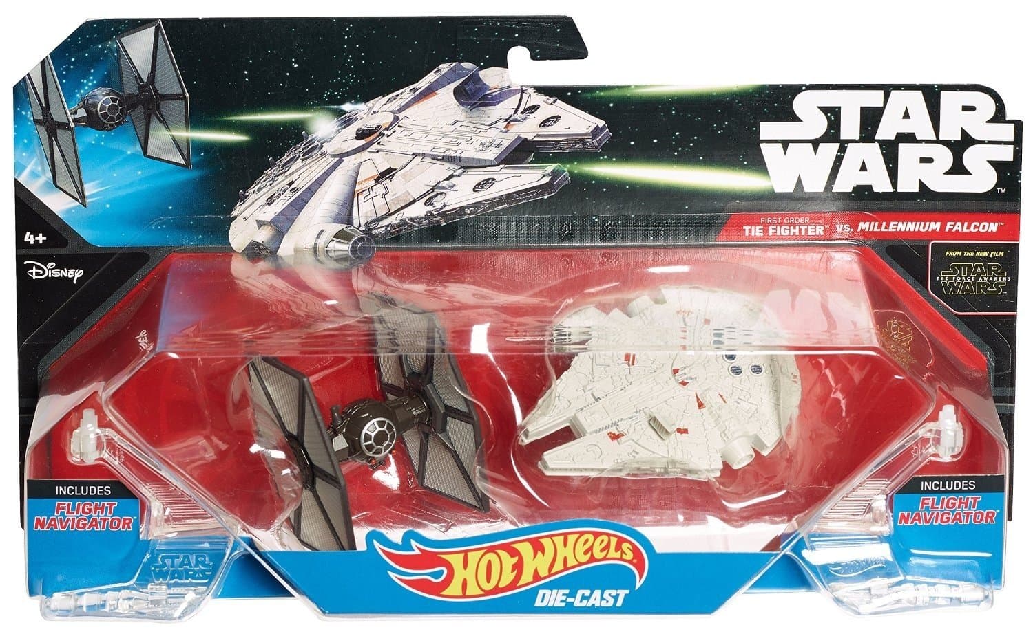 Star Wars: The Force Awakens First Order TIE Fighter vs. Millennium Falcon Starship 2-Pack