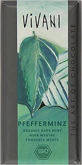 Vivani Organic Peppermint Filled Dark Chocolate 100 g (Pack of 5)