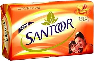 Santoor Sandal and Turmeric Soap, 100g