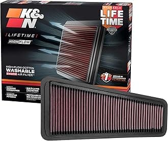Engine Air Filter: High Performance, Premium, Washable, Replacement Fits 2002-2015 Toyota Mid-Size Truck And Suv V6 (4-Runner, Tacoma, Hilux, Land Cruiser, Prado, Fj Cruiser), 33-2281