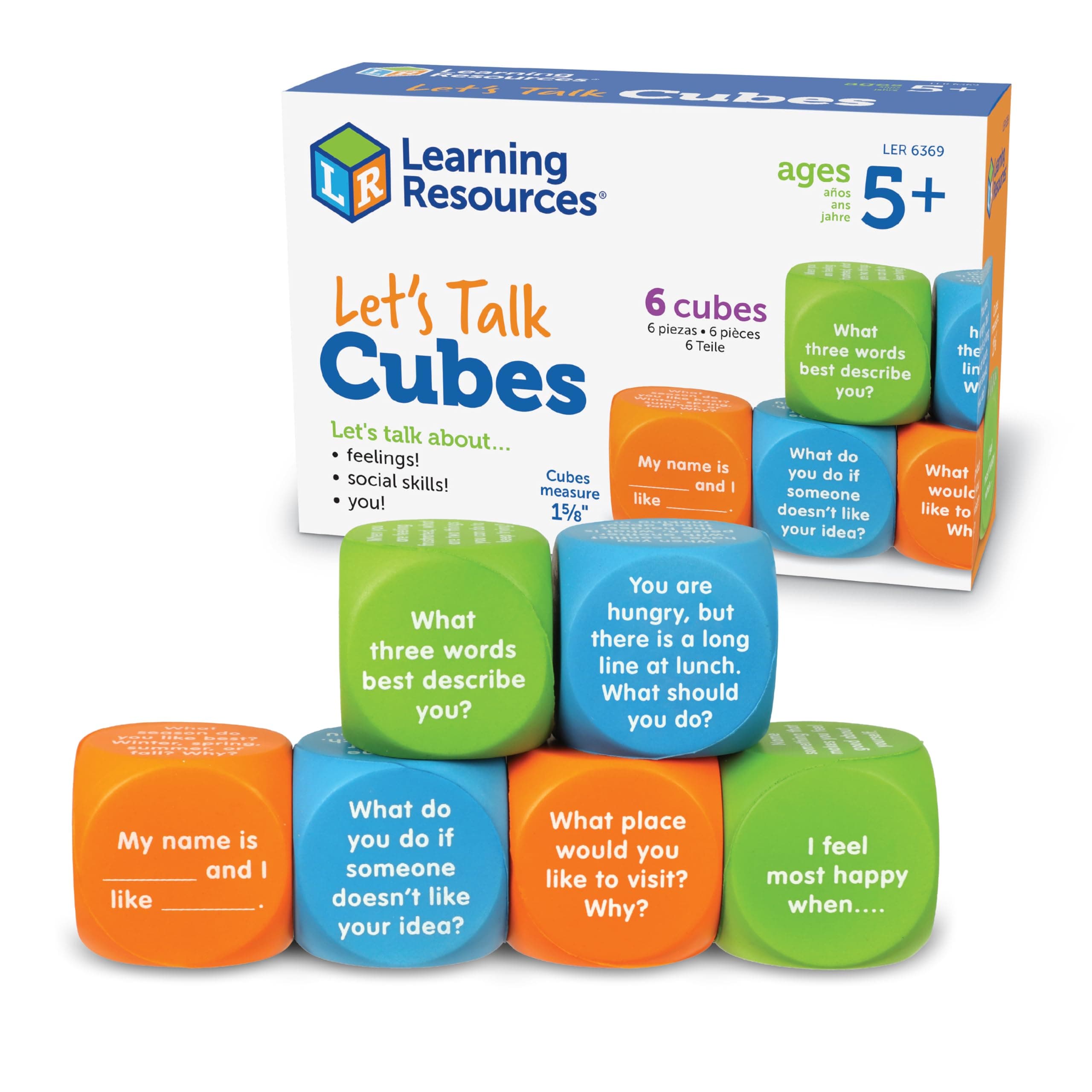 Learning Resources Let's Talk Cubes