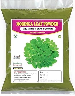 3V PRODUCTS: Moringa Leaf Powder 1Kg | Drumstick Leaf | Murungai Keerai | Sahjan Leaf | Moringa Oleifera