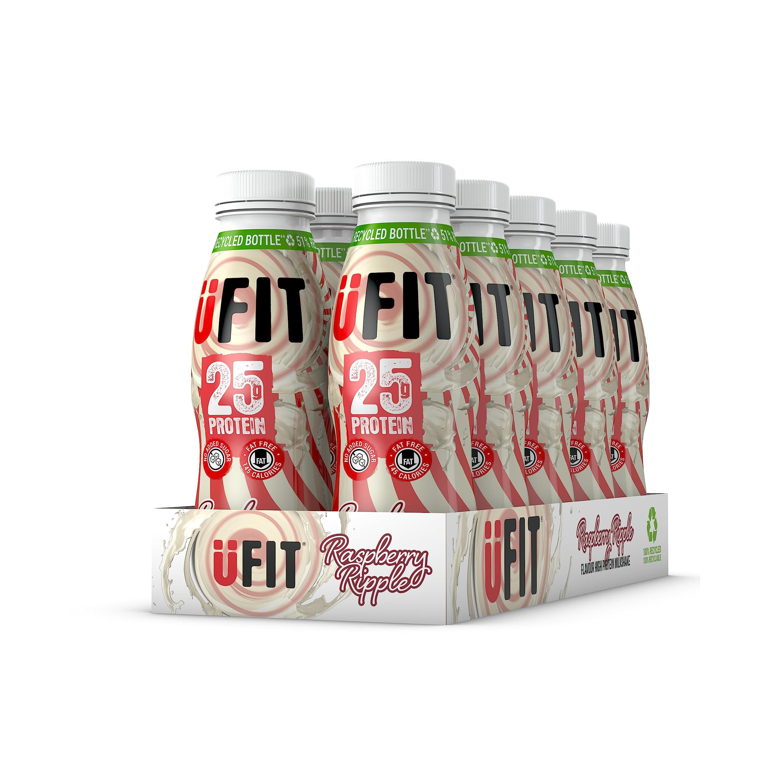 UFIT Protein RTD 10x330ml Raspberry Ripple