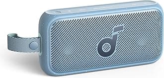 Motion 300 by Anker, Bluetooth Speaker, Wireless Hi-Res Portable Speaker, IPX7 Waterproof, BassUp, Bluetooth 5.3, 30W Stereo Sound, 13H Playtime for Home, Shower, Outdoor, and Travel - Blue