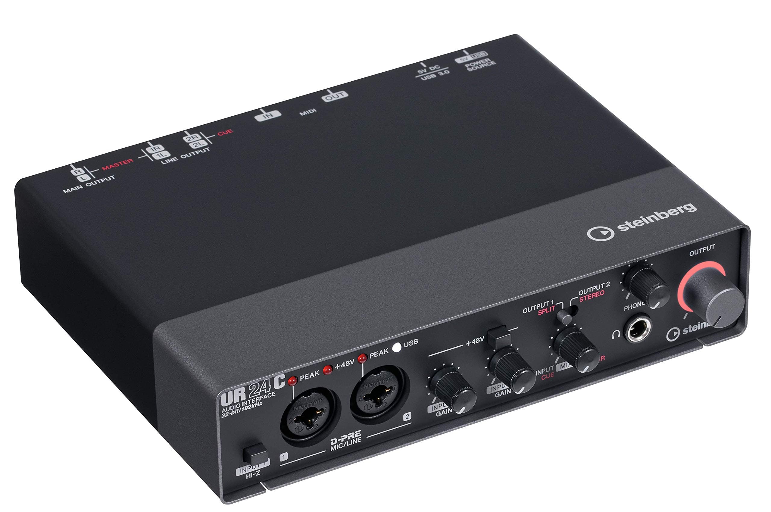 UR24C 2x4 USB 3.0 Audio Interface with Cubase AI and Cubasis LE
