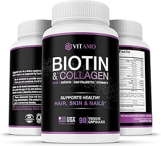 Vitamo Postpartum Hair Loss Vitamins for Women | Postnatal Hair Growth with Hyaluronic Acid, B-Complex, Biotin, Collagen & Keratin | Advanced Hair, Skin & Nails Supplement | 90 Capsules