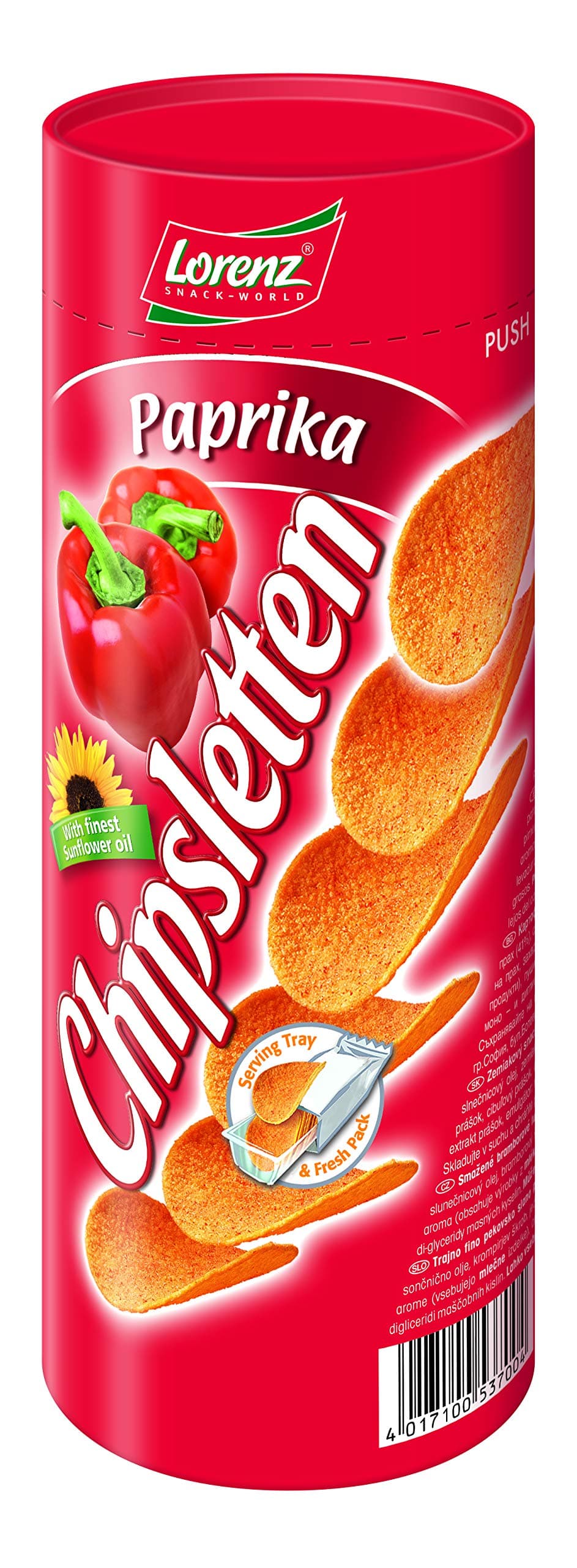 Chipsletten Paprika, 100g