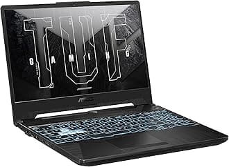 TUF Gaming A15 Gaming Laptop, 15.6” FHD 144Hz Display, NVIDIA® GeForce RTX™ 2050, AMD Ryzen™ 5 7535HS, 8GB DDR5, 512GB PCIe® Gen4 NVMe™ SSD, Wi-Fi 6, Windows 11, FA506NF-ES51