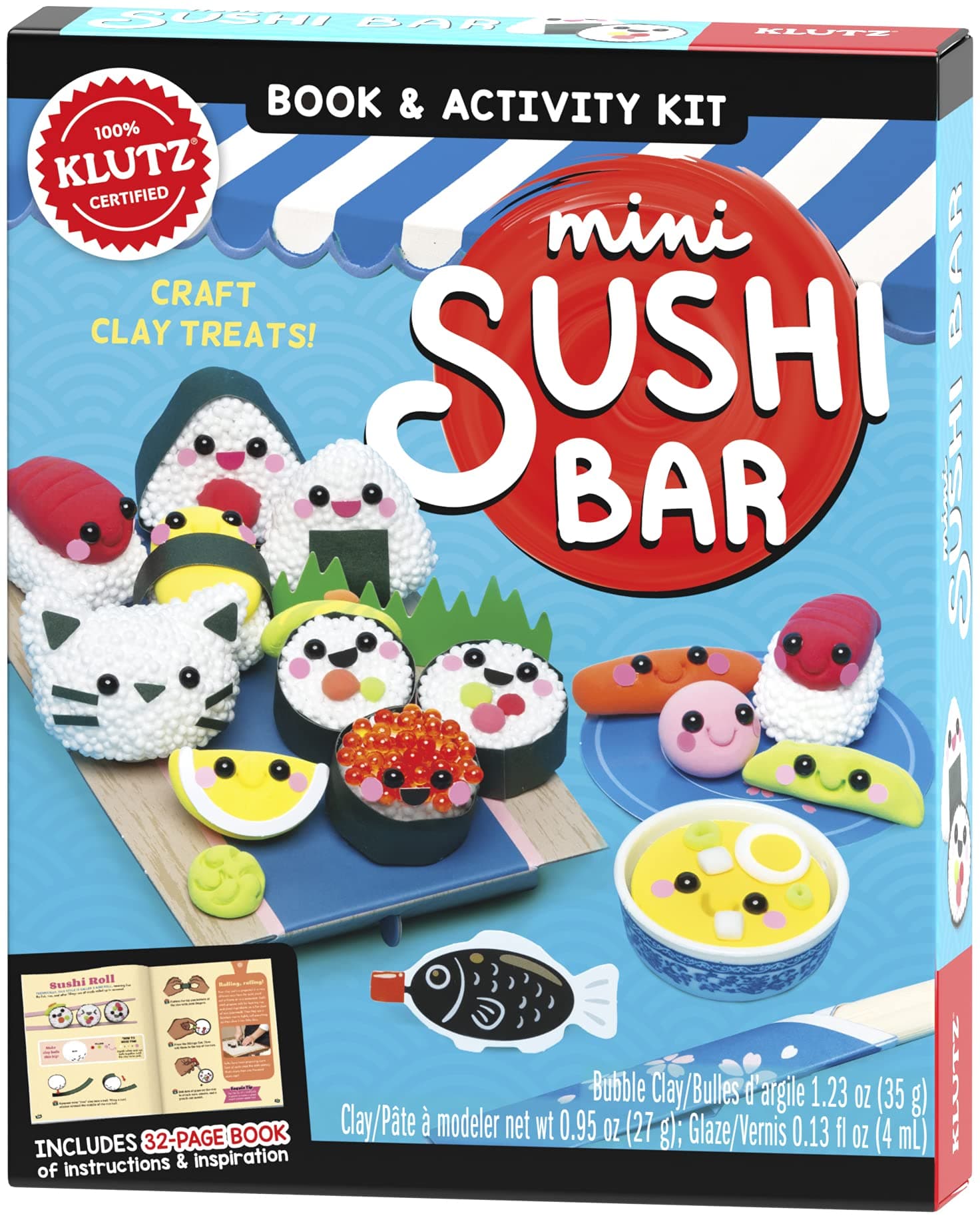 KLUTZ Mini Sushi Bar Craft Kit, Medium,Multicolor