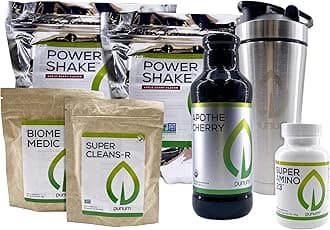 Cleansing + Fitness Bundle - Includes Power Shake (Apple Berry), Apothe-Cherry, Super Amino 23, Super CleansR, Biome Medic, & Blender Bottle