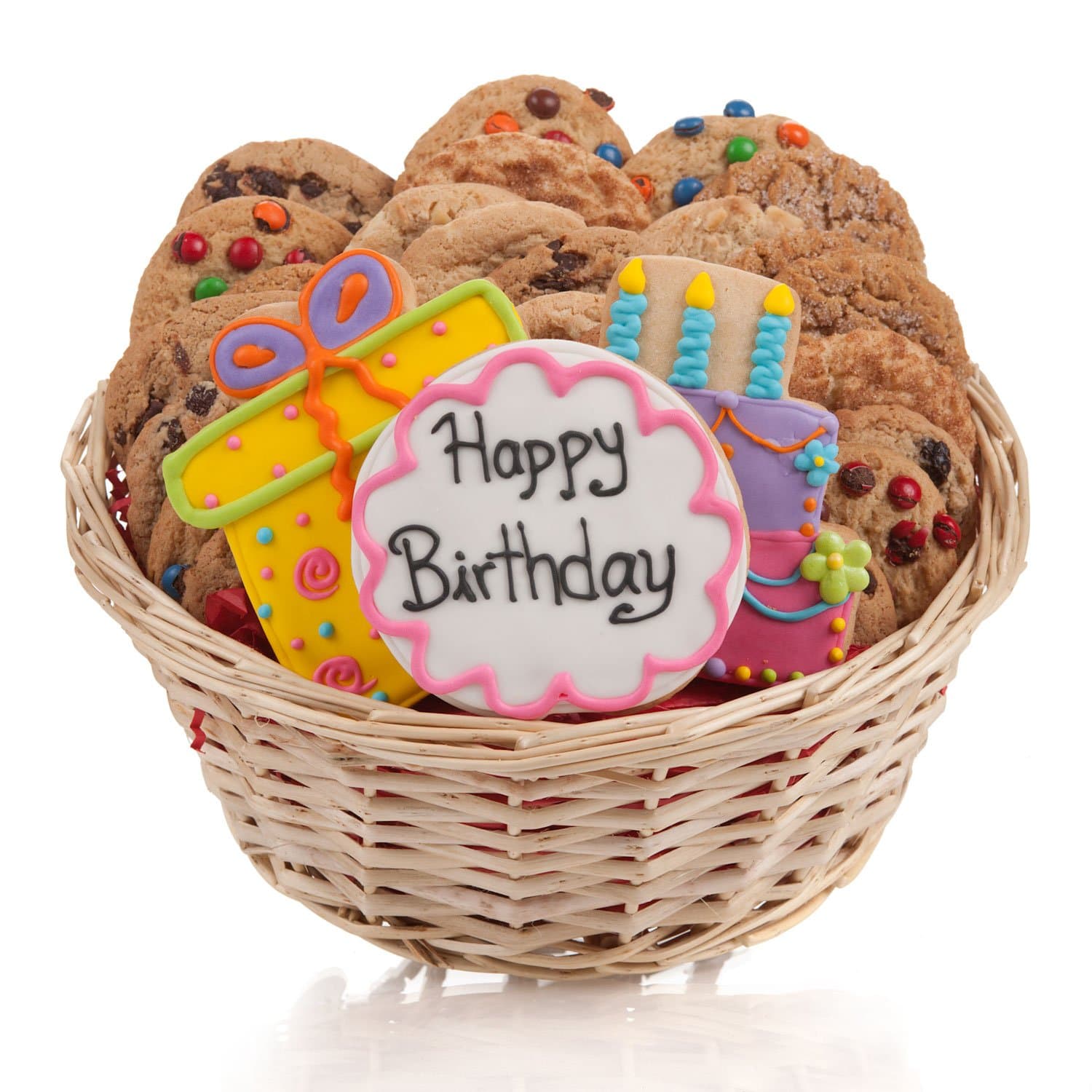 Happy Birthday Cookie Gift Basket - 24 PC.
