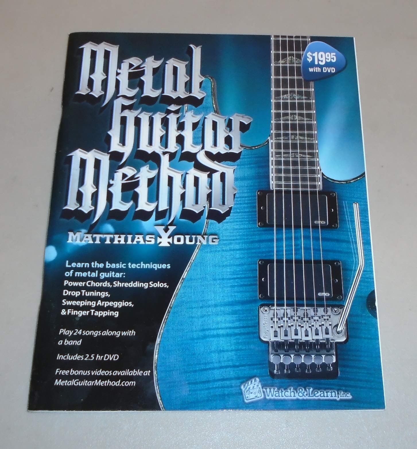 Metal Guitar Method Book with DVD