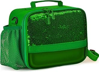 Kids Lunch Box Insulated Kids Lunch Bag for School,Lunch Box for Girls Kids with Adjustable Shoulder Strap&Bottle Holder,Girls Lunch Box with Durable Zipper Pockets ,Keep Food Cold&Warm for Long Time