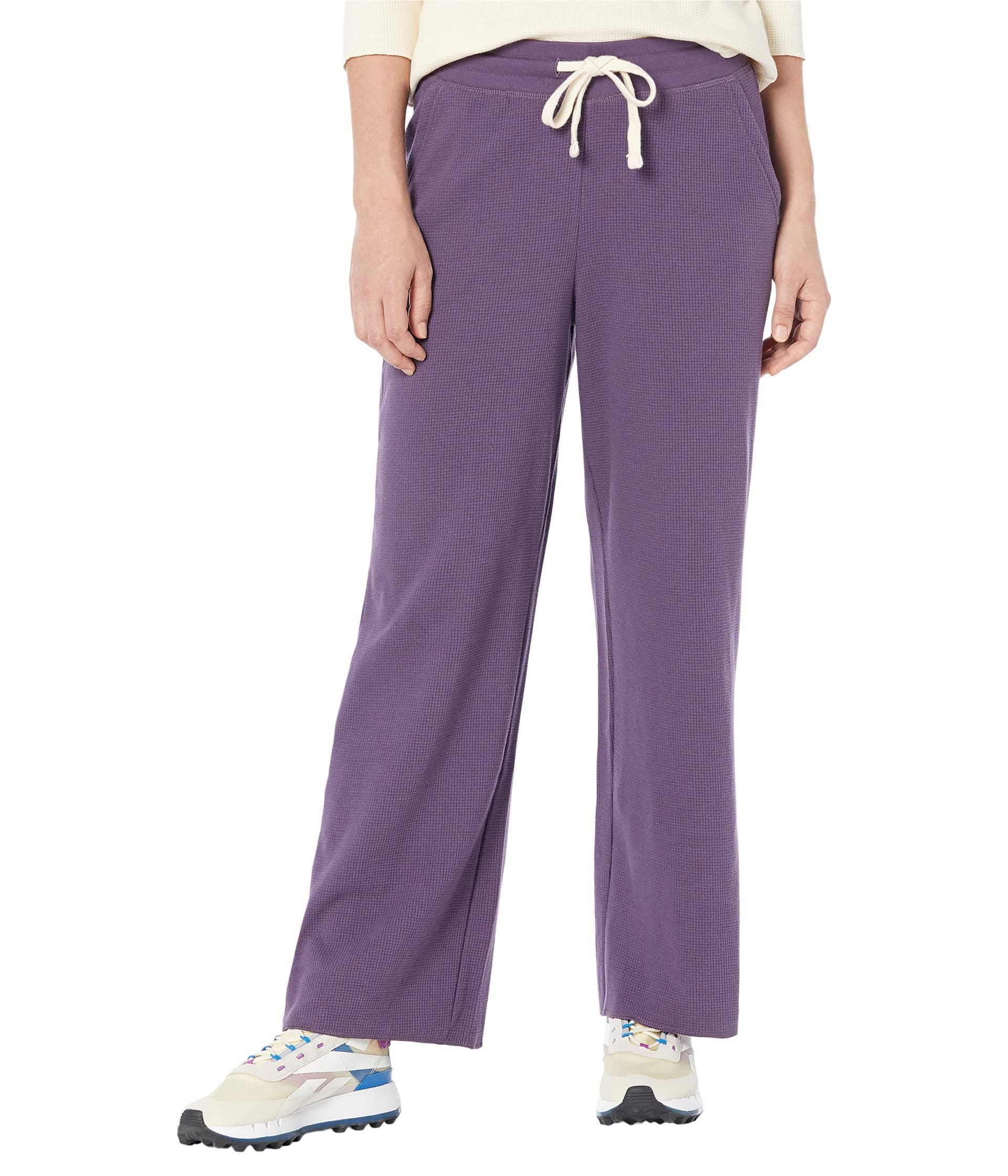 Pact Waffle Wide Leg Crop Pants